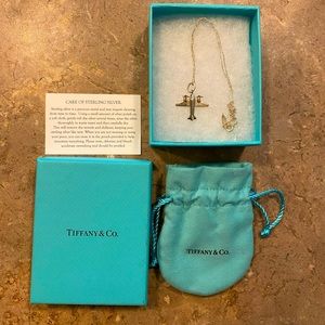 Tiffany and Co. Airplane Necklace